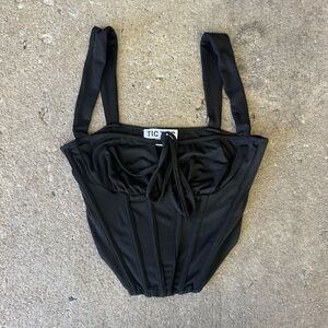 Black‎ Tic Toc Boutique Tank - S